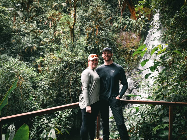 Ben and Kayla in Costa Rica
